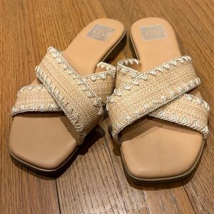 🤎DV Dolce Vita Miguel Crisscross Flat Slide Sandals
